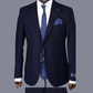 Costume 2 Pieces bleu Marine 2 boutons pour homme COSTUMES 2 PIECES V.I.P MOUBARAK SHOP