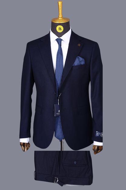 Costume 2 Pieces bleu Marine 2 boutons pour homme COSTUMES 2 PIECES V.I.P MOUBARAK SHOP