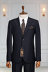 Costume 2 Pieces bleu nuit deux bouton 6 COSTUMES 2 PIECES MOUBARAK SHOP