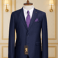 Costume 2 Pieces bleu nuit deux boutons 8 COSTUMES 2 PIECES MOUBARAK SHOP
