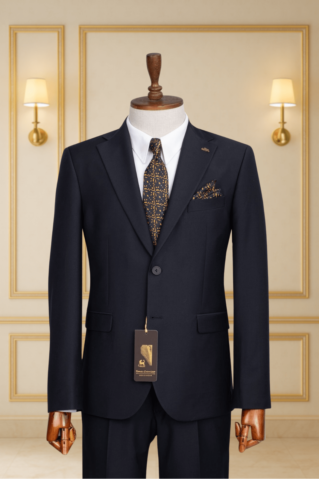 Costume 2 Pieces bleu nuit deux boutons 9 COSTUMES 2 PIECES MOUBARAK SHOP