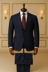 Costume Homme Bleu de Nuit – Élégance Intemporelle COSTUMES 2 PIECES V.I.P MOUBARAK SHOP