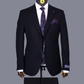 Costume 2 Pieces bleu nuit 2 boutons pour homme COSTUMES 2 PIECES V.I.P MOUBARAK SHOP