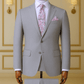Costume Homme Gris Clair – Mariage & Cérémonie COSTUMES 2 PIECES V.I.P MOUBARAK SHOP