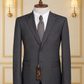 Costume 2 Pieces gris foncé deux boutons 4 COSTUMES 2 PIECES MOUBARAK SHOP