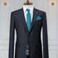 Costume 2 Pieces gris foncé un bouton 2 COSTUMES 2 PIECES MOUBARAK SHOP