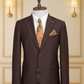 Costume 2 Pieces marron deux boutons 4 COSTUMES 2 PIECES MOUBARAK SHOP