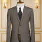 Costume 2 Pieces marron motif deux boutons 4 COSTUMES 2 PIECES MOUBARAK SHOP