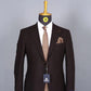 Costume 2 pieces marron 2 boutons pour homme COSTUMES 2 PIECES V.I.P MOUBARAK SHOP