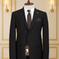 Costume 2 Pieces noir deux boutons 5 COSTUMES 2 PIECES MOUBARAK SHOP