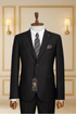 Costume 2 Pieces noir deux boutons 6 COSTUMES 2 PIECES MOUBARAK SHOP