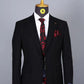 Costume 2 Pieces noir 2 boutons pour homme COSTUMES 2 PIECES V.I.P MOUBARAK SHOP