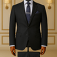 Costume Homme Noir – Élégance Intemporelle COSTUMES 2 PIECES V.I.P MOUBARAK SHOP