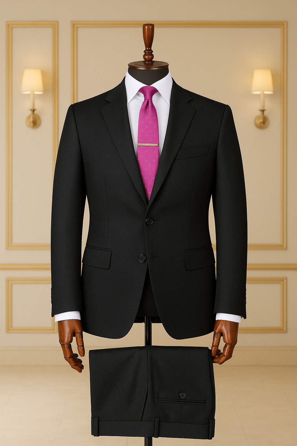 Costume Homme Noir – Élégance Intemporelle COSTUMES 2 PIECES V.I.P MOUBARAK SHOP