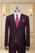 Costume 2 Pieces rouge bordeaux deux boutons 2 COSTUMES 2 PIECES MOUBARAK SHOP