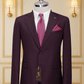 Costume 2 Pieces rouge bordeaux deux boutons 2 COSTUMES 2 PIECES MOUBARAK SHOP