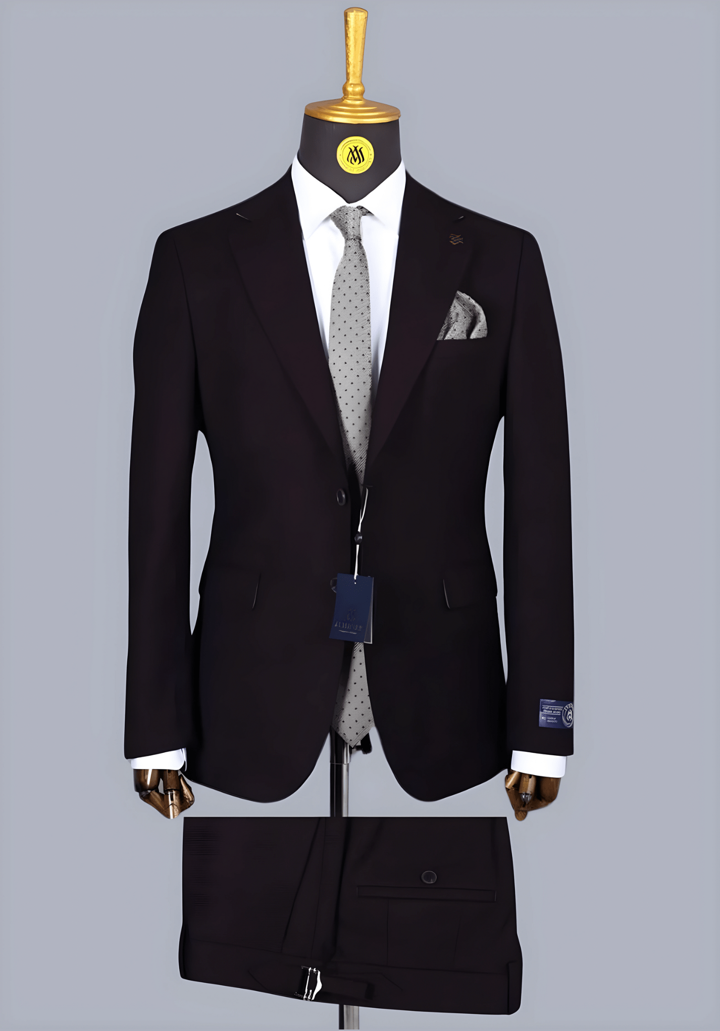 Costume 2 Pieces Rouge Bordeaux V.I.P 2