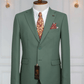 Costume 2 Pieces Vert Clair deux boutons 2 COSTUMES 2 PIECES MOUBARAK SHOP