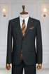 Costume 2 Pieces vert foncé deux bouton 3 COSTUMES 2 PIECES MOUBARAK SHOP
