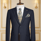 Costume 2 Pieces vert nuit uni deux boutons COSTUMES 2 PIECES MOUBARAK SHOP