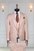 Costume 3 Pieces Beige Un Bouton V.I.P 3 COSTUMES 3 PIÈCES MOUBARAK SHOP
