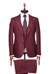 Costume 3 Pieces Rouge Bordeaux Poches Plaquees pour homme a Dakar au Senegal COSTUMES 3 PIECES V.I.P MOUBARAK SHOP