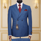 COSTUME CROISÉ 2X1 BLEU COBALT – LE DIPLOMATE | MOUBARAK SUITS COSTUMES CROISÉS MOUBARAK SHOP
