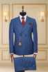 COSTUME CROISÉ 2X1 BLEU COBALT – LE DIPLOMATE | MOUBARAK SUITS COSTUMES CROISÉS MOUBARAK SHOP