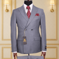 COSTUME CROISÉ 2X1 GRIS CLAIR – LE DIPLOMATE | MOUBARAK SUITS COSTUMES CROISÉS MOUBARAK SHOP