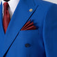 Costume Croisé Bleu Premium - Moubarak Shop Sénégal COSTUMES CROISÉS MOUBARAK SHOP