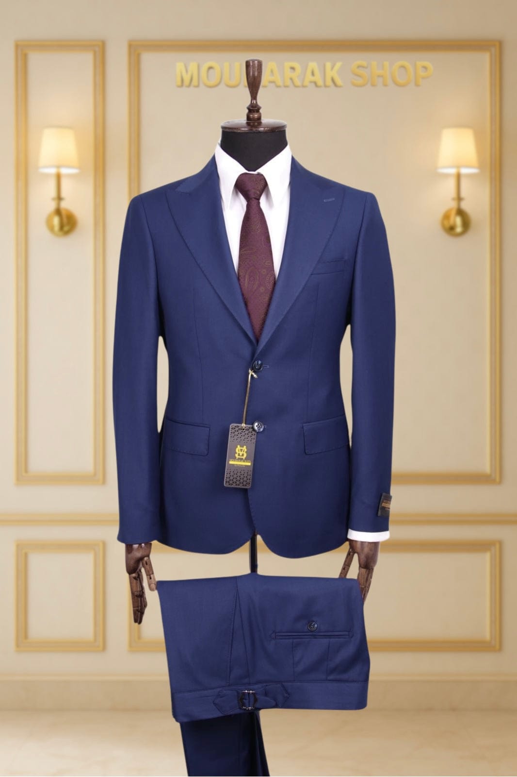 Costume Deux Pièces Bleu Marine - MOUBARAK SUITS COSTUMES 2 PIECES MOUBARAK SHOP