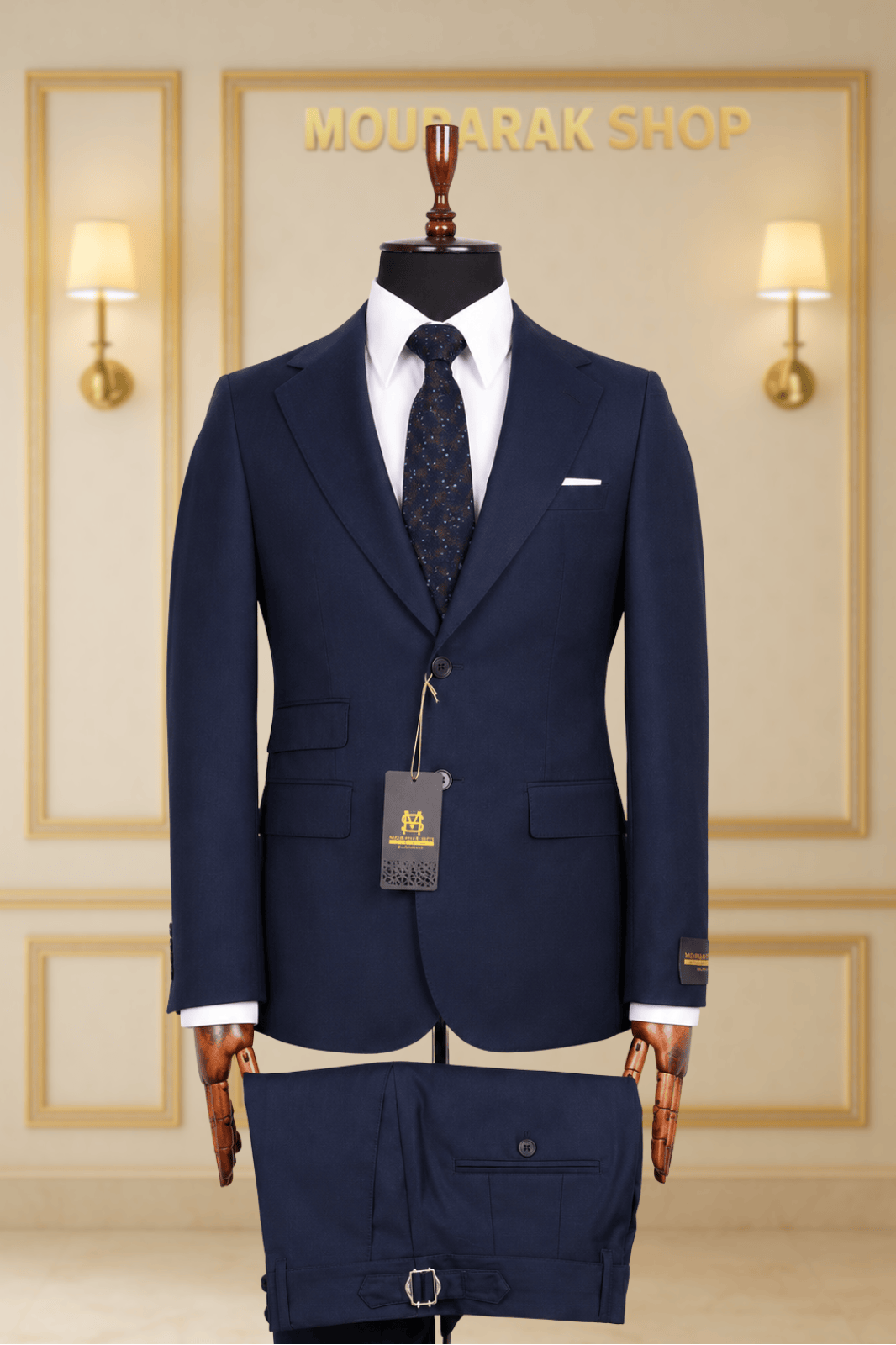 Costume Deux Pièces Bleu Nuit - MOUBARAK SUITS COSTUMES 2 PIECES MOUBARAK SHOP