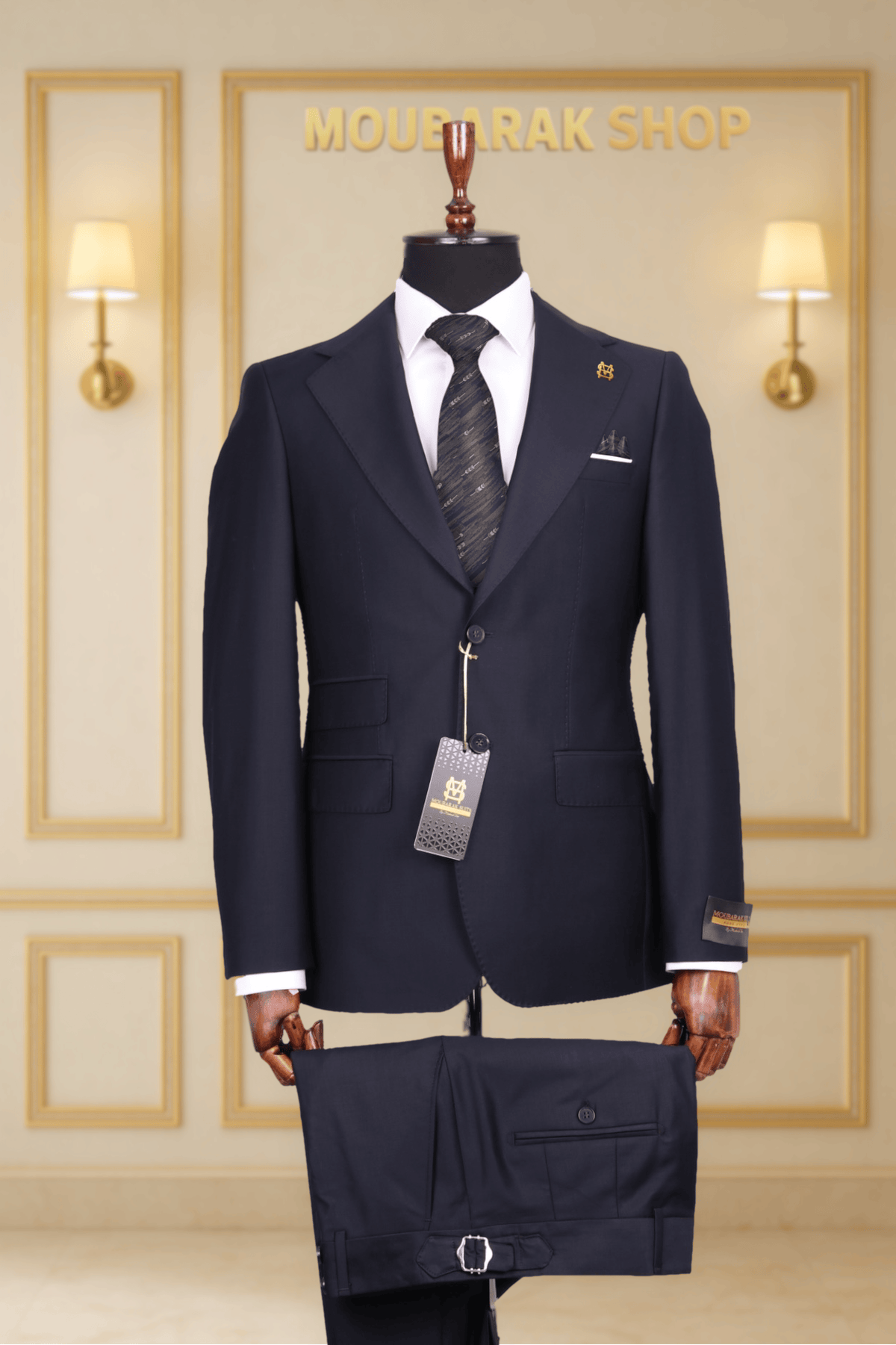 Costume Deux Pièces Bleu Nuit - MOUBARAK SUITS COSTUMES 2 PIECES MOUBARAK SHOP