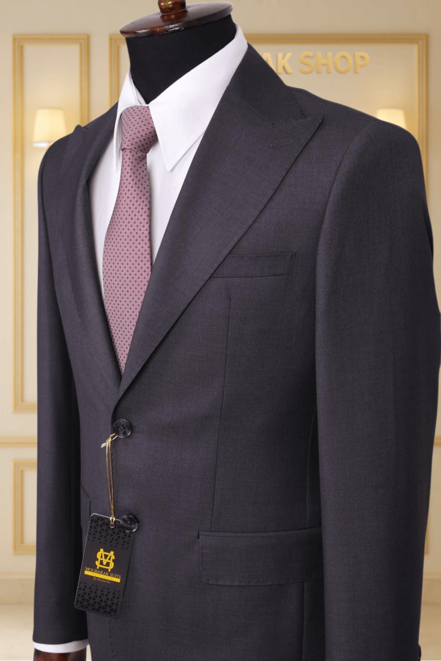 Costume Deux Pièces Gris - MOUBARAK SUITS COSTUMES 2 PIECES MOUBARAK SHOP