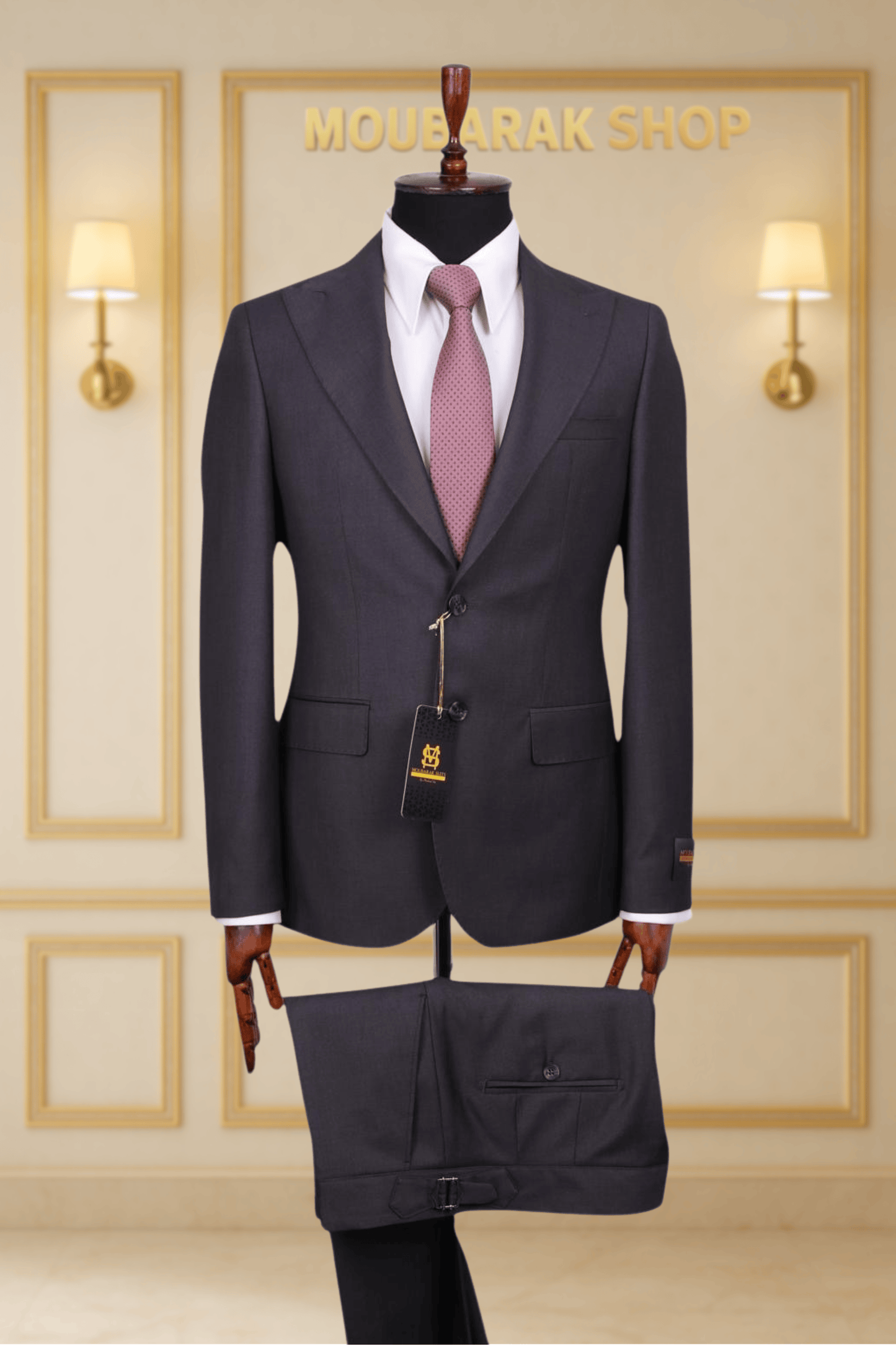 Costume Deux Pièces Gris - MOUBARAK SUITS COSTUMES 2 PIECES MOUBARAK SHOP