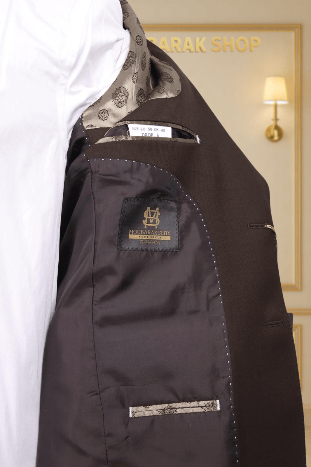 Costume Deux Pièces Marron - MOUBARAK SUITS COSTUMES 2 PIECES MOUBARAK SHOP