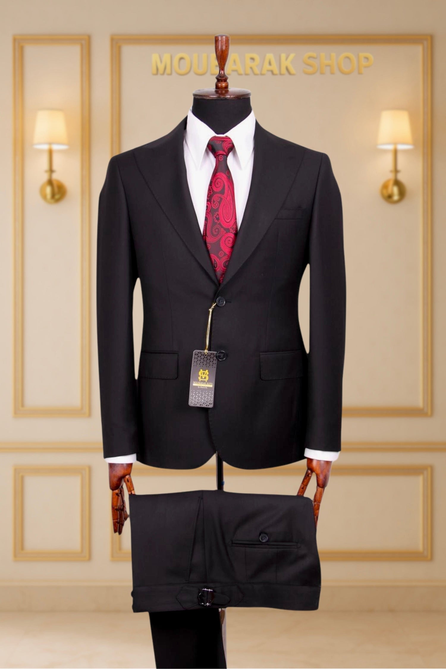 Costume Deux Pièces Noir - MOUBARAK SUITS COSTUMES 2 PIECES MOUBARAK SHOP