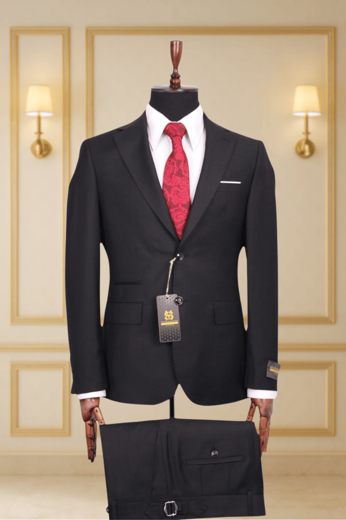 Costume Deux Pièces Noir - MOUBARAK SUITS COSTUMES 2 PIECES MOUBARAK SHOP