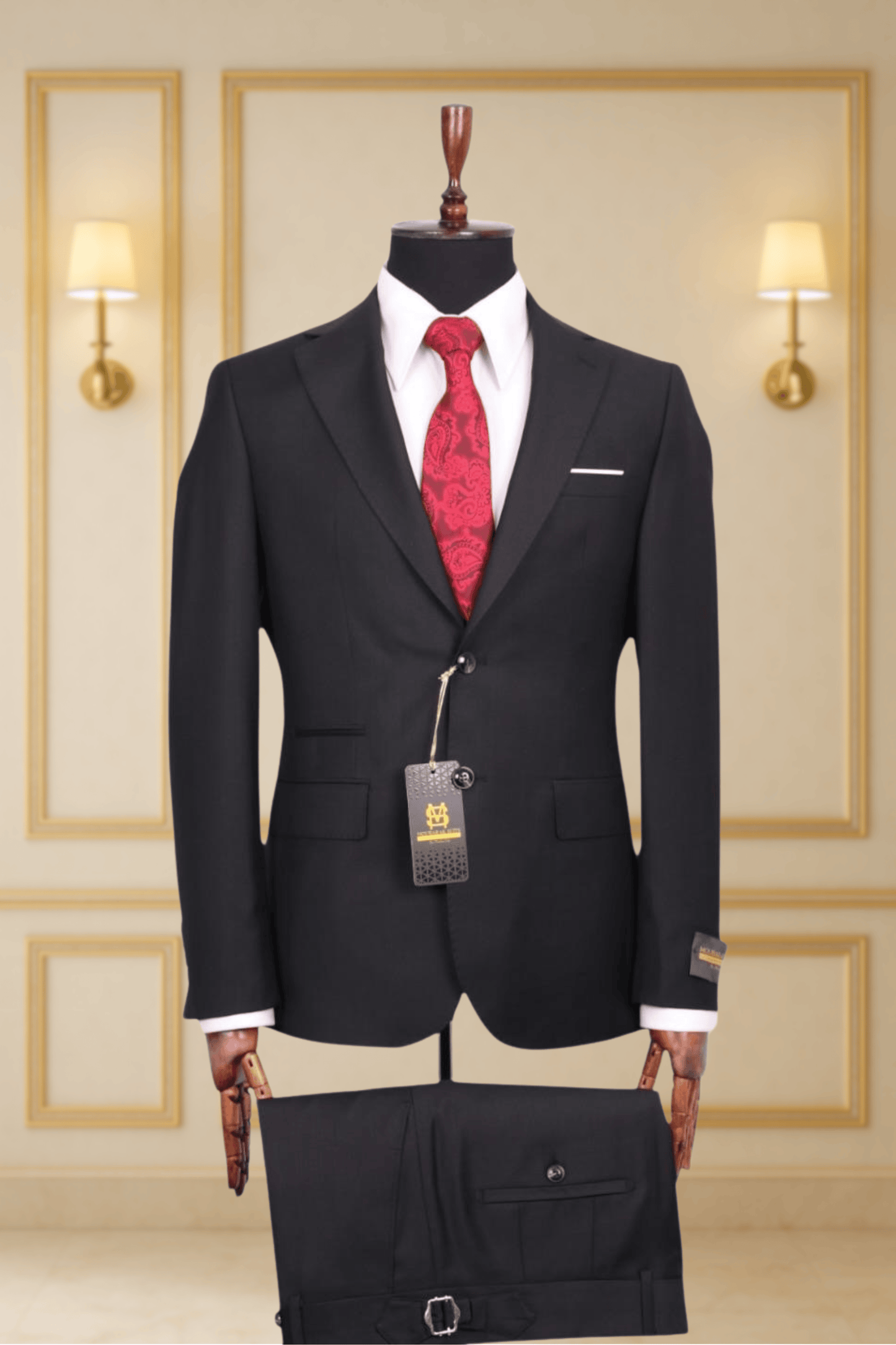 Costume Deux Pièces Noir - MOUBARAK SUITS COSTUMES 2 PIECES MOUBARAK SHOP