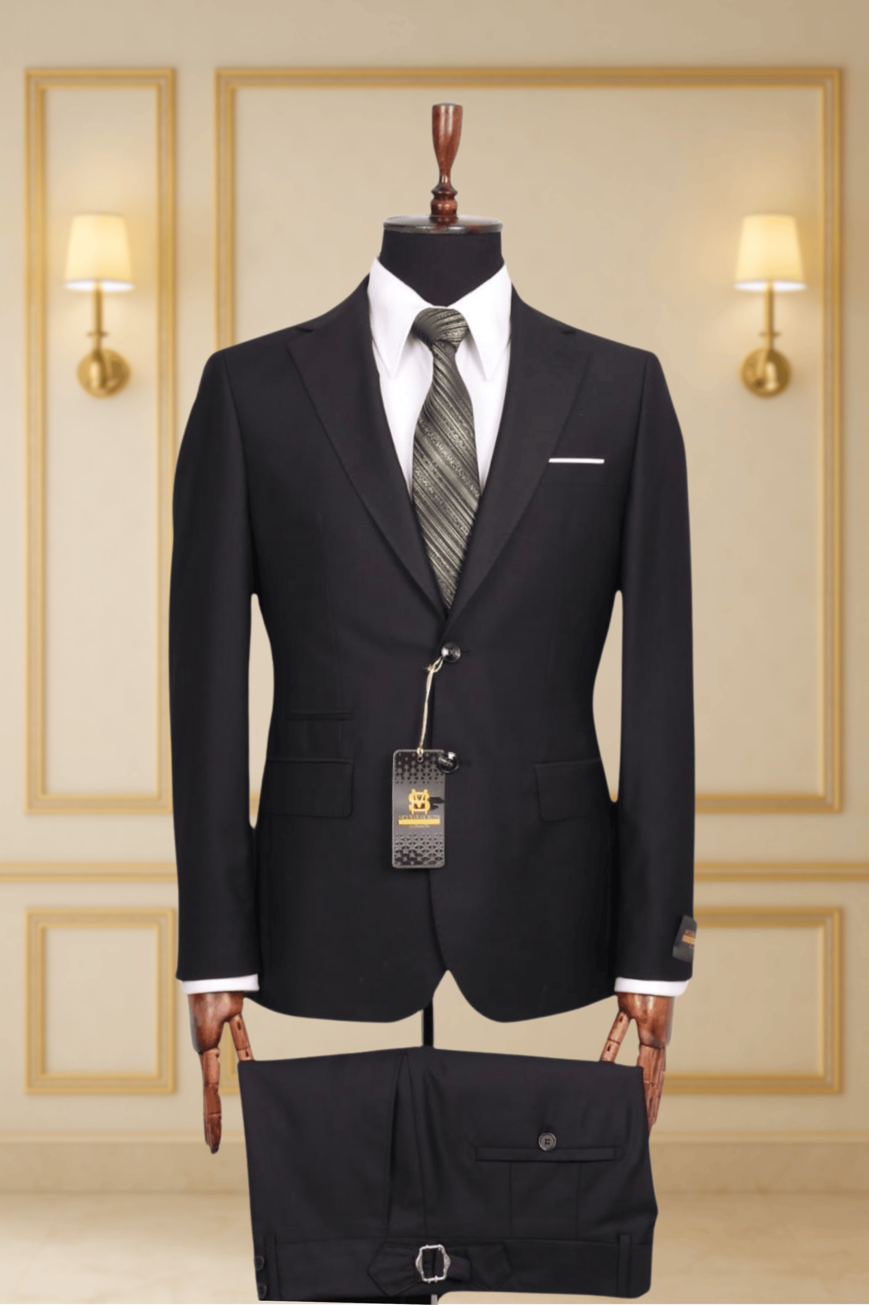 Costume Deux Pièces Noir - MOUBARAK SUITS COSTUMES 2 PIECES MOUBARAK SHOP