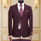 Costume Deux Pièces Rouge Bordeaux - MOUBARAK SUITS COSTUMES 2 PIECES MOUBARAK SHOP