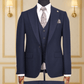 Costume Homme 3 Pièces Bleu Nuit Uni V.I.P COSTUMES 3 PIÈCES MOUBARAK SHOP