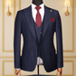 Costume Homme 3 Pièces Bleu Nuit Uni V.I.P COSTUMES 3 PIÈCES MOUBARAK SHOP