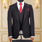 Costume Homme 3 Pièces Noir Uni V.I.P COSTUMES 3 PIÈCES MOUBARAK SHOP