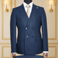 Costume Homme Croisé 6 Boutons Bleu Marine Rayé V.I.P COSTUMES CROISÉS MOUBARAK SHOP