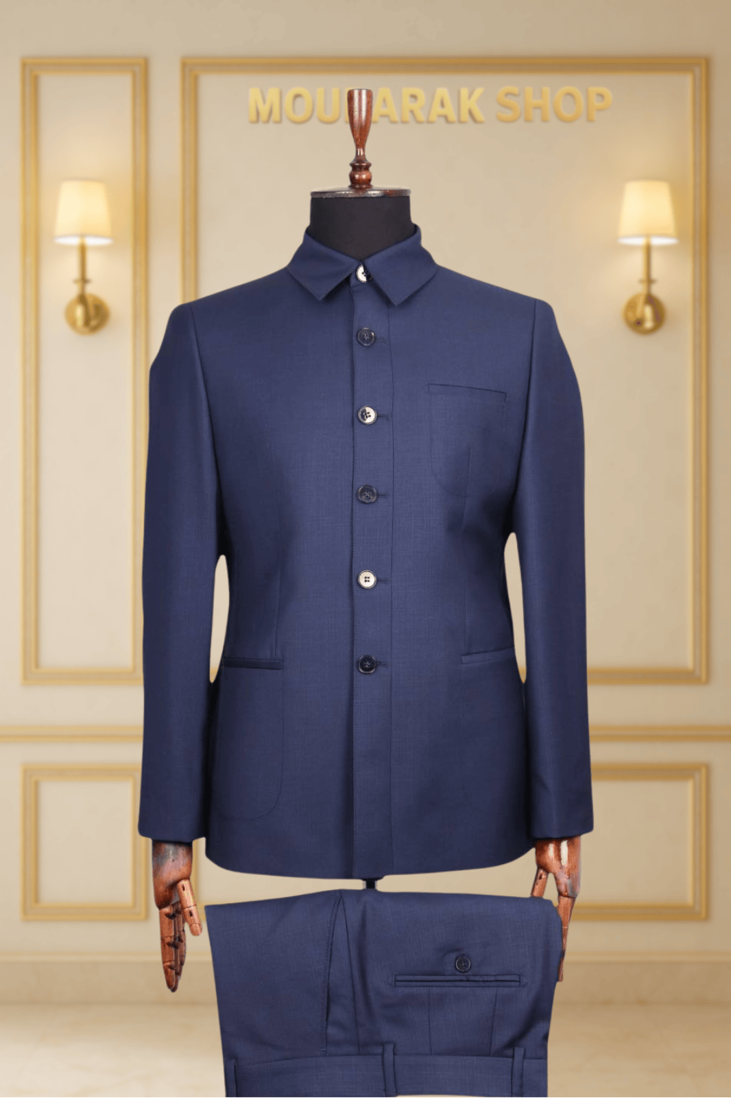 Costume Safari Bleu Marine COSTUME SAFARI MOUBARAK SHOP