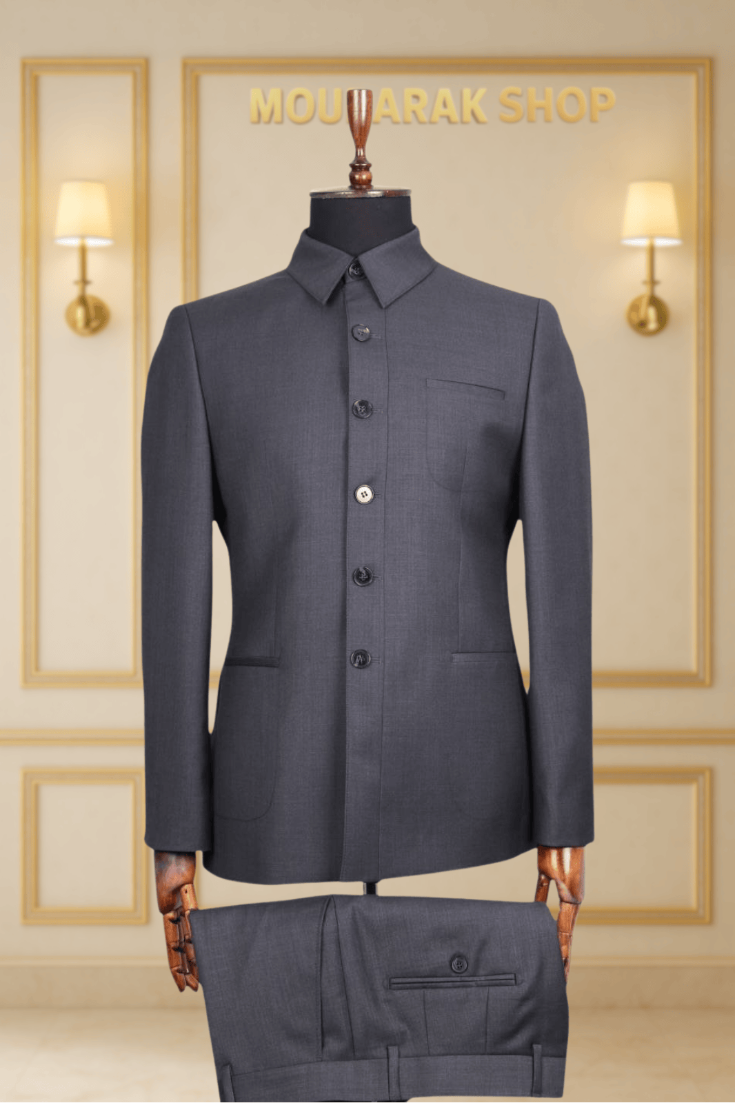 Costume Safari Gris Sombre COSTUME SAFARI MOUBARAK SHOP