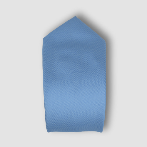Cravate Bleu Ciel Unie à Texture Fine CV00052 CRAVATE UNIQUE MOUBARAK SHOP