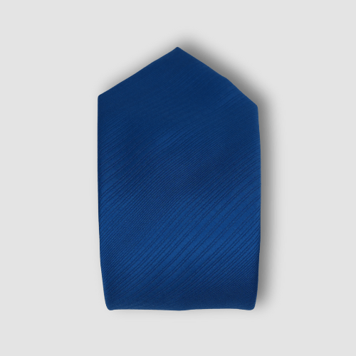 Cravate Bleu Roi à Fines Rayures Ton sur Ton CV00037 CRAVATE UNIQUE MOUBARAK SHOP
