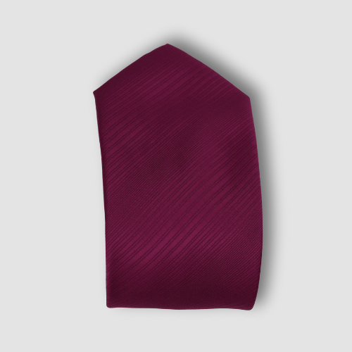 Cravate Fuchsia Foncé à Fines Rayures Ton sur Ton CV00045 CRAVATE UNIQUE MOUBARAK SHOP